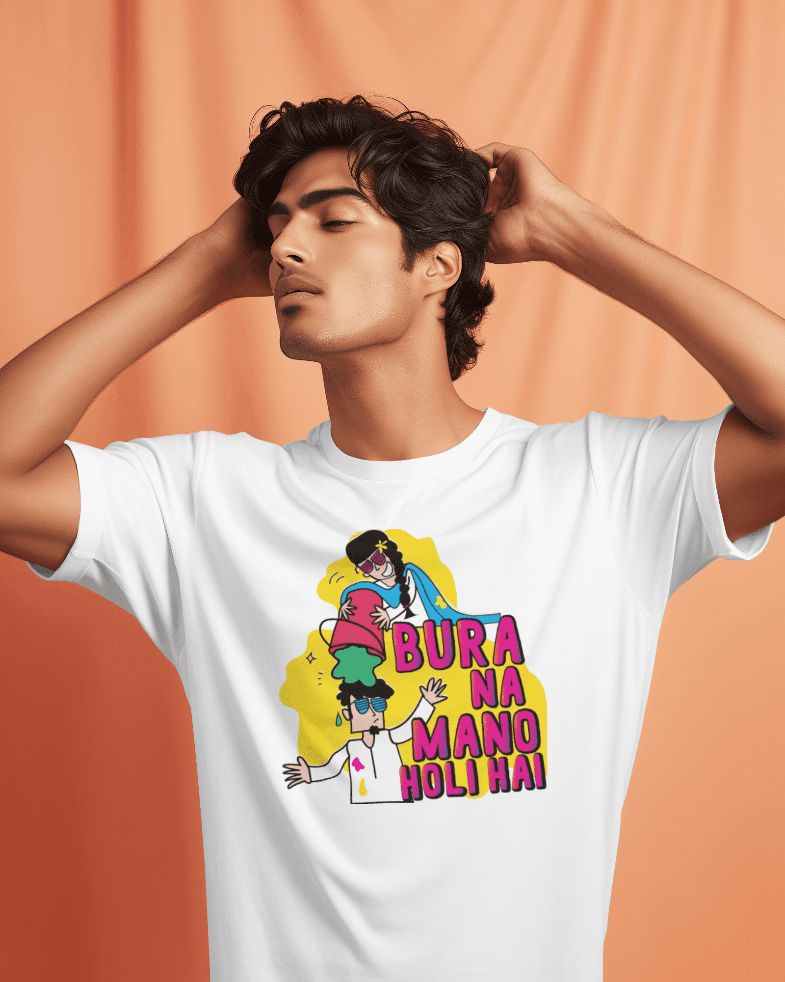 Festive Holi Wear – Men’s Polyester T-Shirts by Printalyst