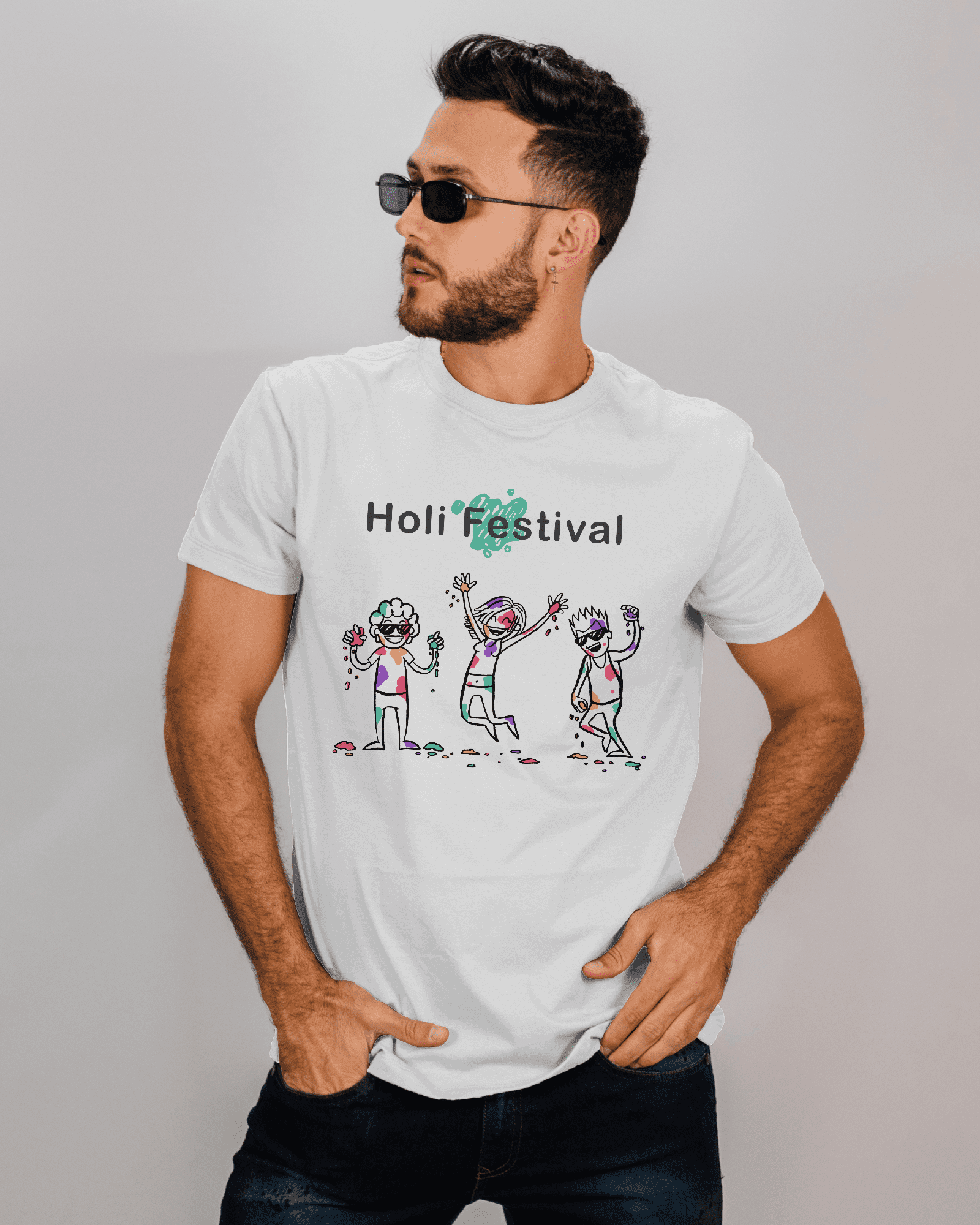 Men’s Holi T-Shirt – Festive Wear by Printalyst