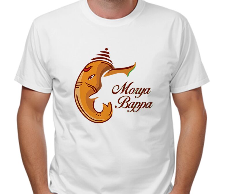 A GRAPHIC T-SHIRT OF LORD GANESH JI